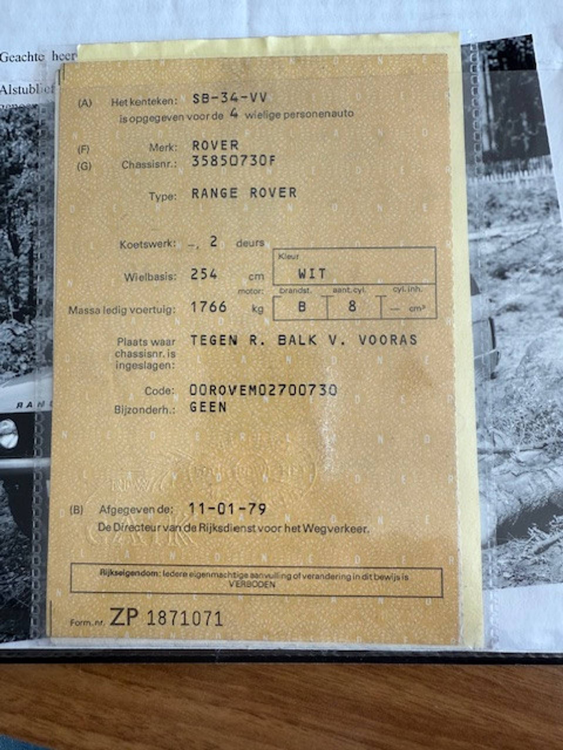 Land Rover Range Rover 3.5 V8 Uniek Cabriolet (Barn find) 176979782-28